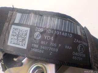 Ремень безопасности с пиропатроном Volkswagen Passat B6 2007г. 3C1857705PRAA VAG - Фото 5