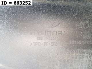 Бампер задний Hyundai Solaris 1 2010г. 866114L000 - Фото 14