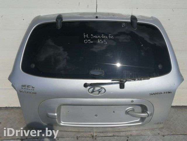 Крышка багажника (дверь 3-5) Hyundai Santa FE 1 (SM) 2005г.  - Фото 1