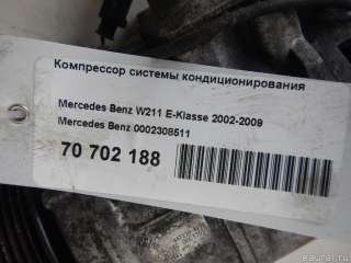 0002308511 Mercedes Benz Компрессор кондиционера Mercedes E W211 Арт E70702188, вид 9