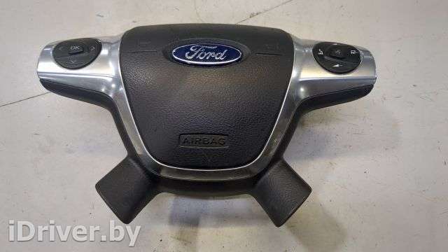 Подушка безопасности водителя Ford Focus 3 2012г.  - Фото 1