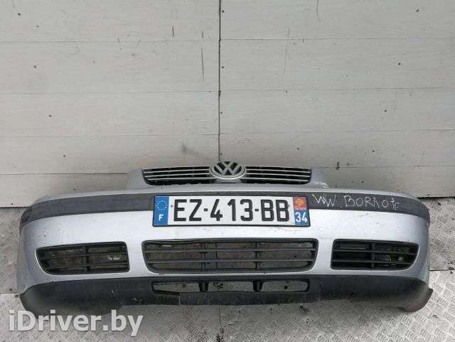 Бампер передний Volkswagen Bora 2001г.  - Фото 1