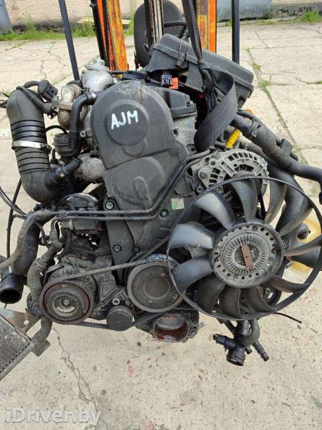Двигатель  Volkswagen Passat B5 1.9 TDI PD Дизель, 2002г. AJM  - Фото 1